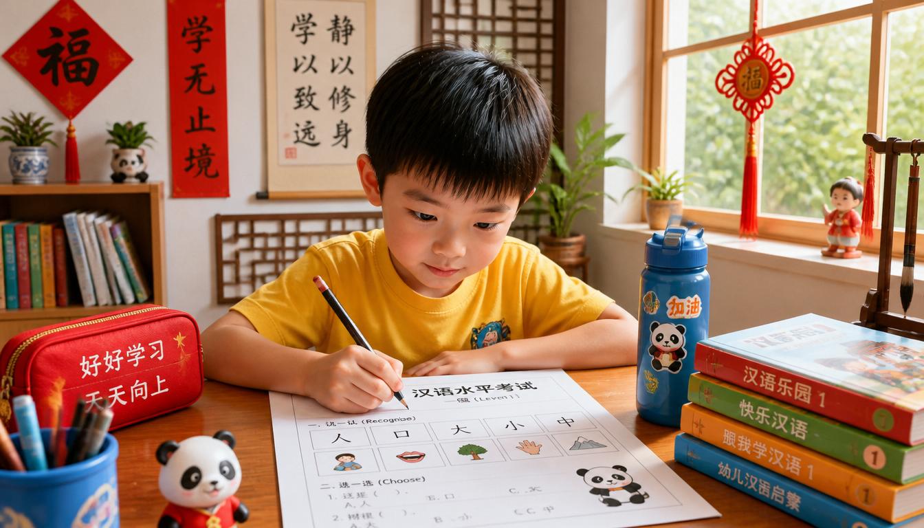 Chinese exam for kids (Level 1)